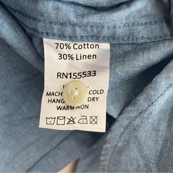 Tradlands Highland Sleeveless Everyday Chambray size M - Picture 8 of 8